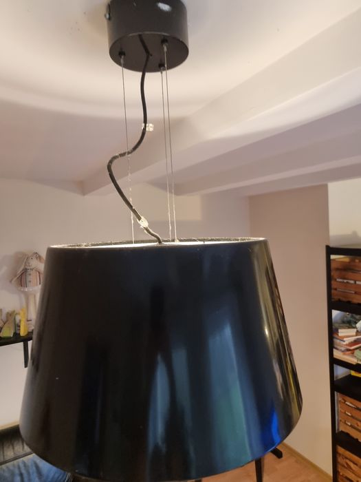 Lampa metalowa czarna
