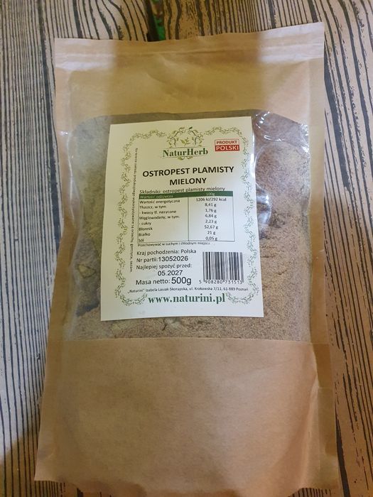 Ostropest plamisty mielony 500g.