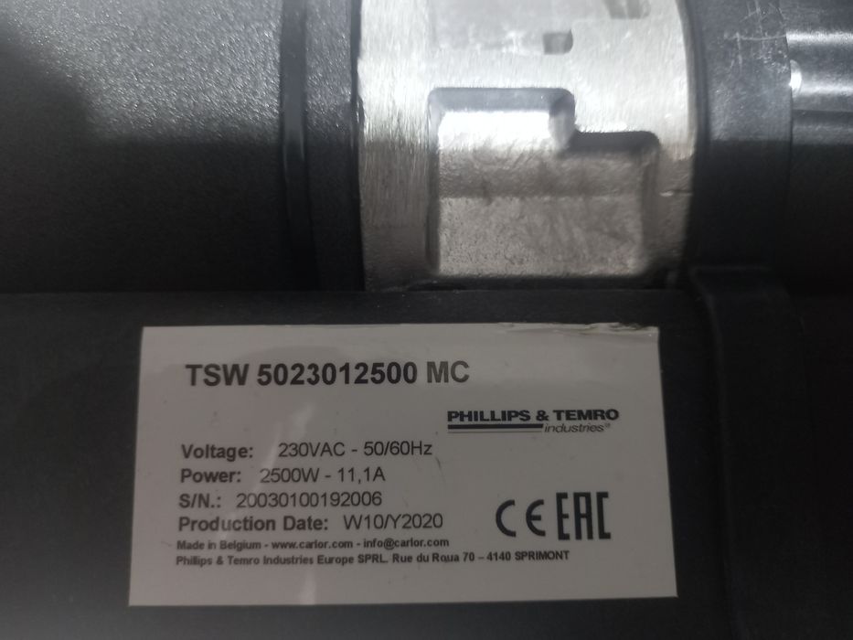 Aquecedor de Motor / Gerador Phillips & Temro TopStart 2500W Usado
