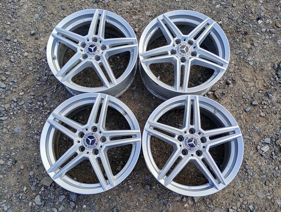 Mercedes VW Audi 17cali 5x112 7Jx17H2 ET48,5 Idealny stan + czujniki