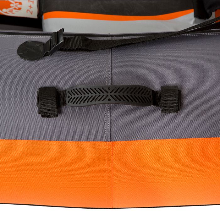 Kayak Insuflável 2 ou 3 Lugares ITIWIT 3 Laranja