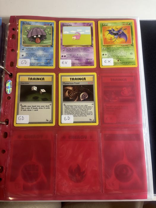 Cartas Pokemon Fossil PT portugues ENG Ingles