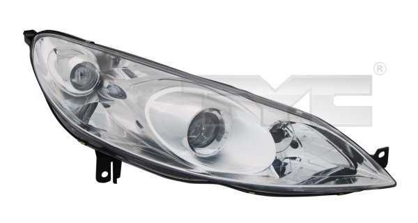 Peugeot 407  04-08 Lampa/Reflektor przód prawy /H1+H7