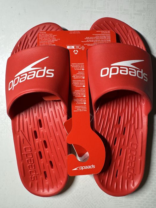 Чоловічі шльопанці Speedo Slide червоний us 12 29,5-30 см