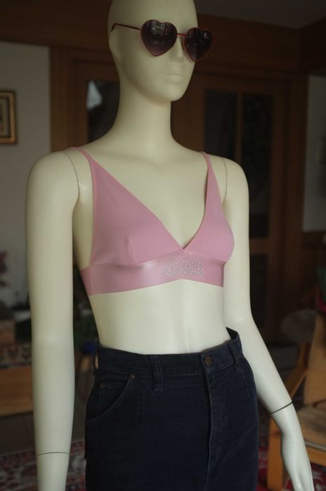 miękki sportowy stanik braletka biustonosz Primark x Barbie Bralette