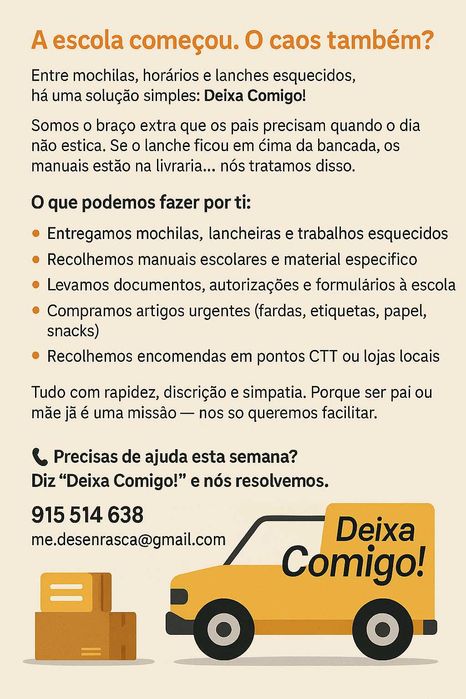 Deixa Comigo! - Tarefas/Errands