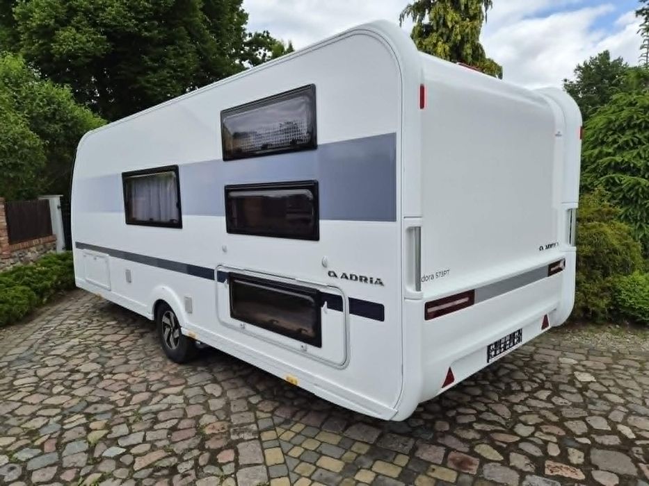 Adria ADORA 573 PT  mover, przyzcepa kempingowa, łóżka piętrowe
