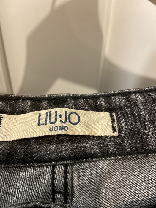 Spodnie dzisny Liu Jo rozmiar L 34/48 szare przetarcia