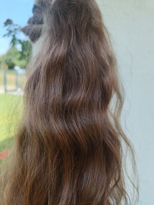 Włosy dziewicze ciemny blond