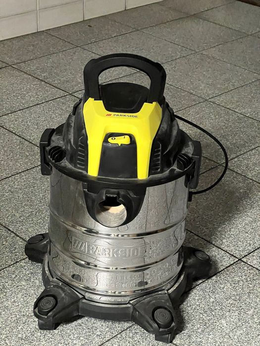 Aspirador de Obra Parkside 1300W – Húmido e Seco – 19,8L