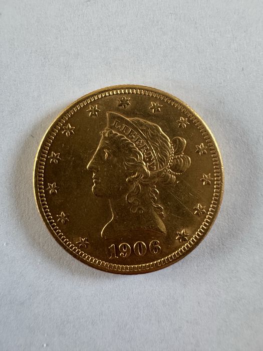 Moneta USA, 10 DOLARÓW 1906 PCGS