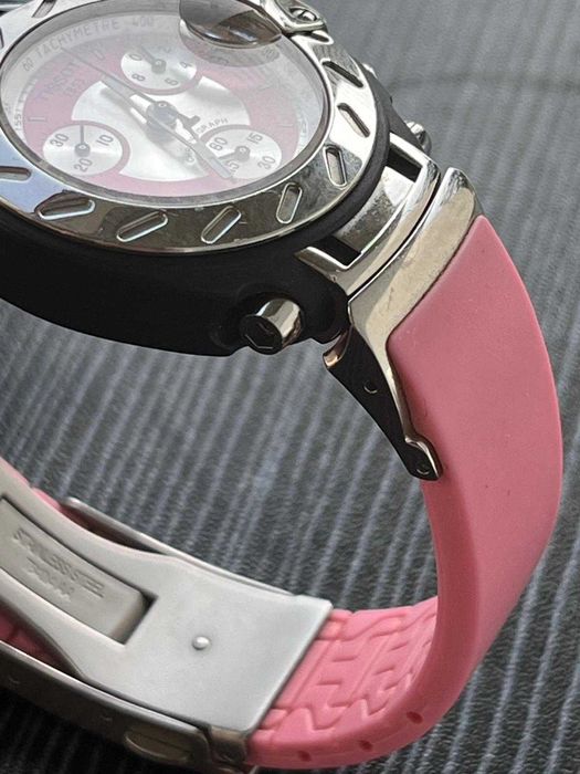 Relógio Feminino Tissot T-Race (original) – Rosa/Prateado
