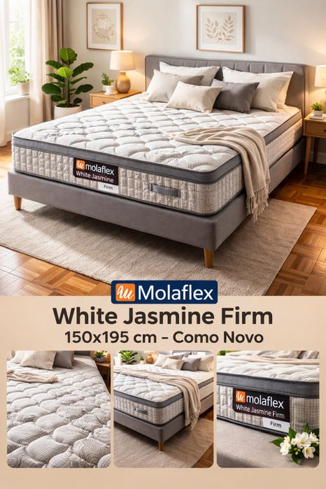 Colchão Molaflex White Jasmine Firm 150x195 – Como Novo