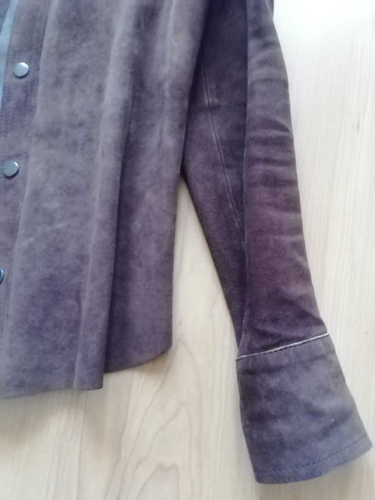 Camisa camurça vintage castanha