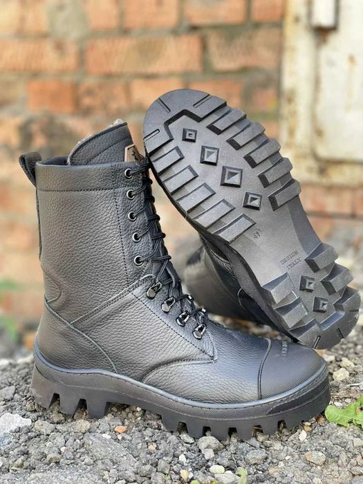 Зимові тактичні військові берці 40-46р койот/чорний чоловічі берці