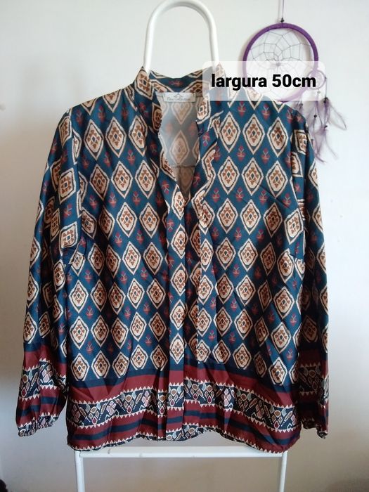 Blusa estampada tamanho L