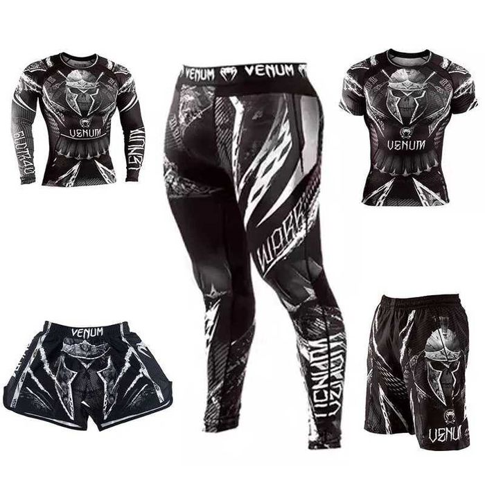 Детские на вес 10-60 кг 4в1, 5в1 Venum рашгард, леггинсы, шорты.