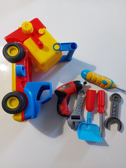 Wader nowa śmieciarka + narzędzia do majsterkowania