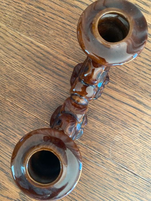 Świecznik ceramiczny podwójny
