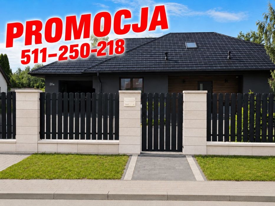 Komplet bramowy sztachetowy SUPERPROMOCJA
