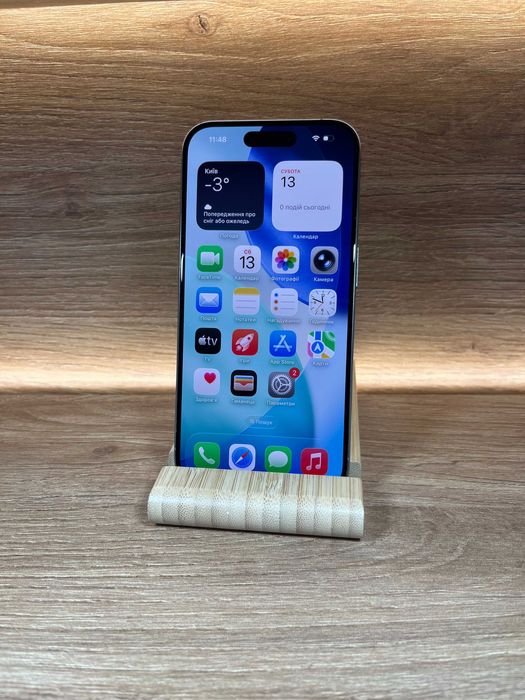 Apple iPhone 15 Pro 256 Natural!! АКБ 90%! З США!!! №: 9148!! Айфон купити оригінал !!