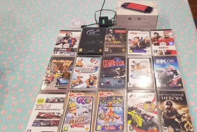 Vendo PSP com jogos por bicicleta btt como nova para adulto-pago dife.