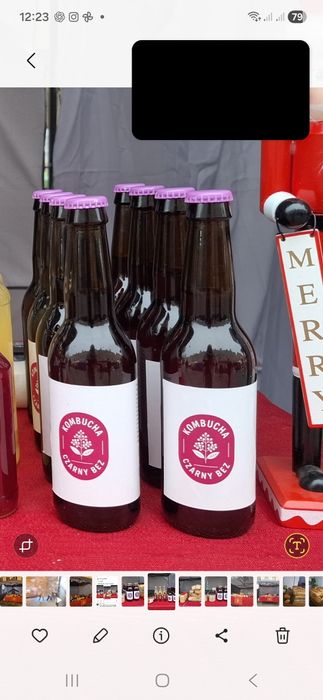 Jaroszowa Szama Kombucha (fermentowana herbata) 330 ml