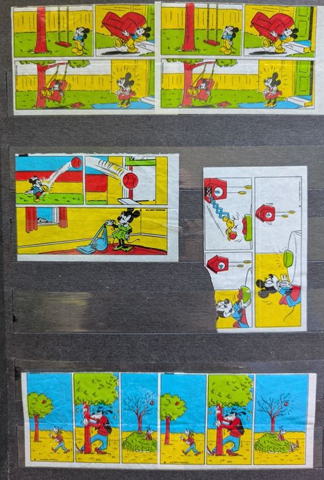 Historyjki obrazkowe z gum Donald 40szt
