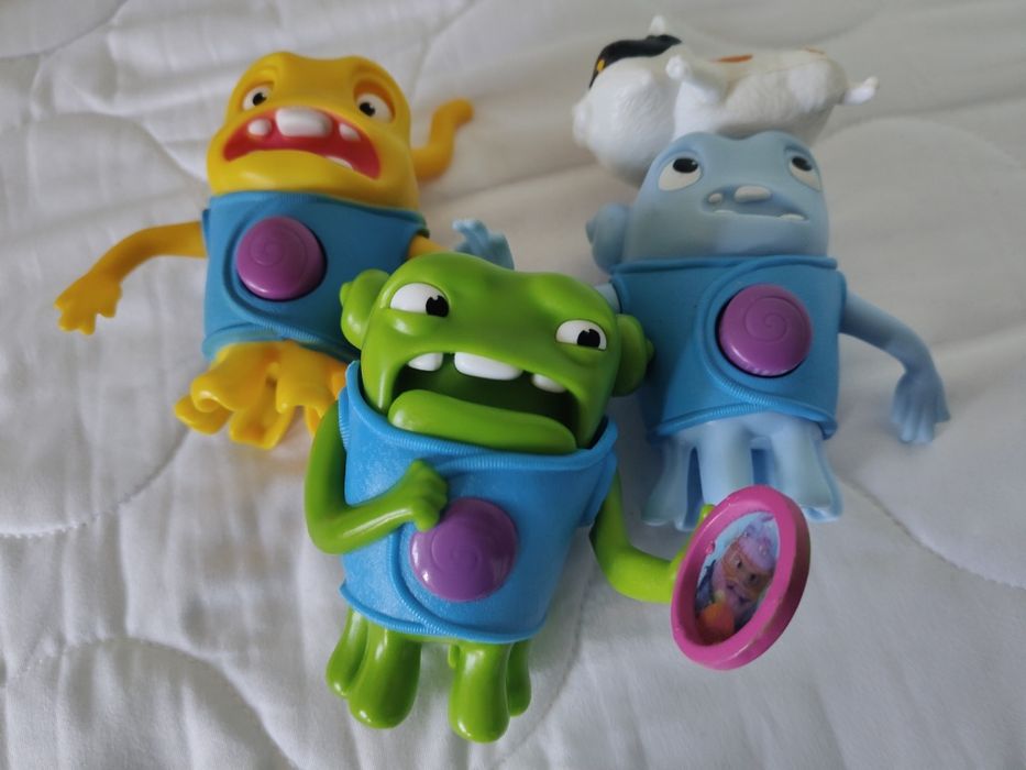 Trzy figurki z happy meal Mc Donalds