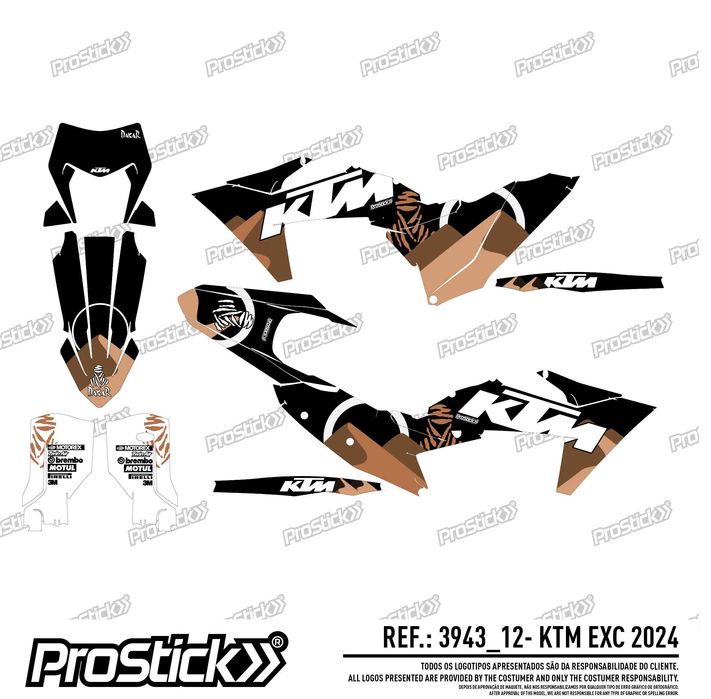 Kit Autocolantes KTM EXC 2024