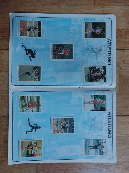 Caderneta de cromos "Desporto e campeões"- Completa
