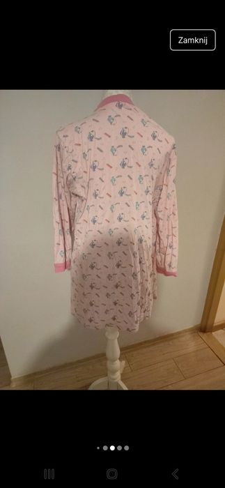 Szlafrok piżama bawełniana rozmiar L
