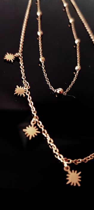 Fio duplo dourado
