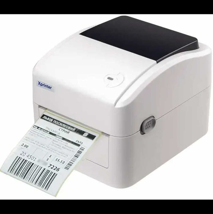 Принтер для друку ТТН Нової пошти етикеток Xprinter XP 420B 470B 480B LAN WiFi USB Блютуз підходить для Нової пошти Укрпошти та Розетки