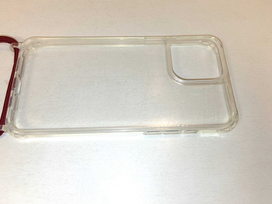 Z000 Etui Naszyjnik Do iPhone 13 Pro Max Przezroczyste Ze Sznurkiem