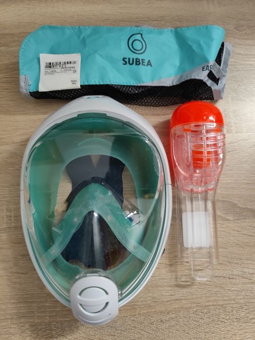 Maska do snorkelingu dla dzieci easybreatch rozmiar xs