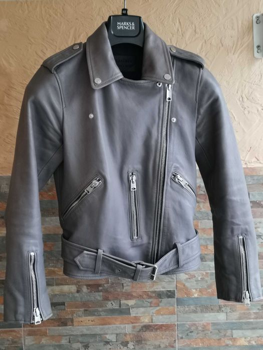 Шкіряна куртка Allsaints Balfern Leather jacket S розм оригінал ідеал