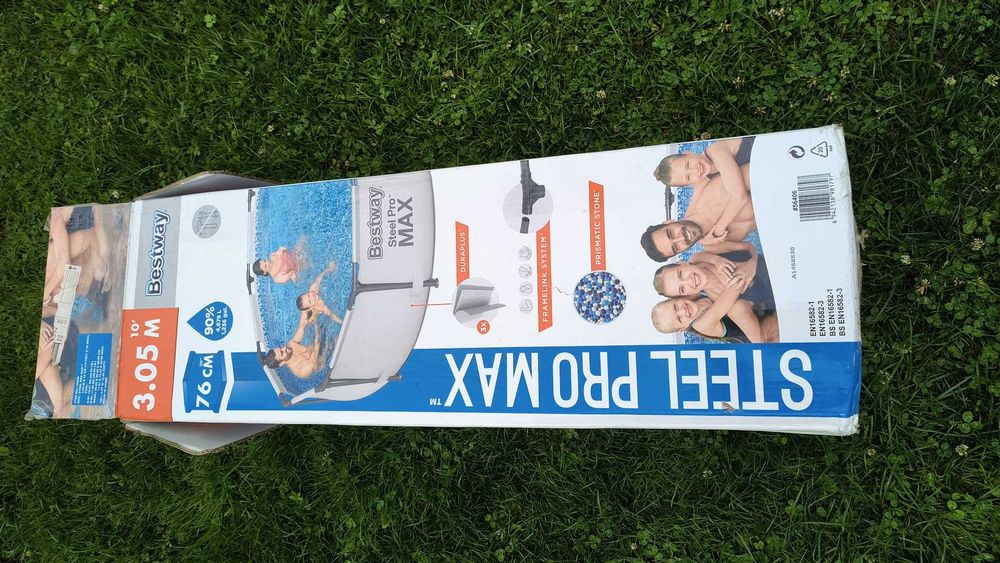 Pompa basenowa piaskowa intex sf90220-1 + basen Bestway Steel Pro Max