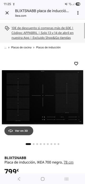 Placa  de indução nova em caixa
