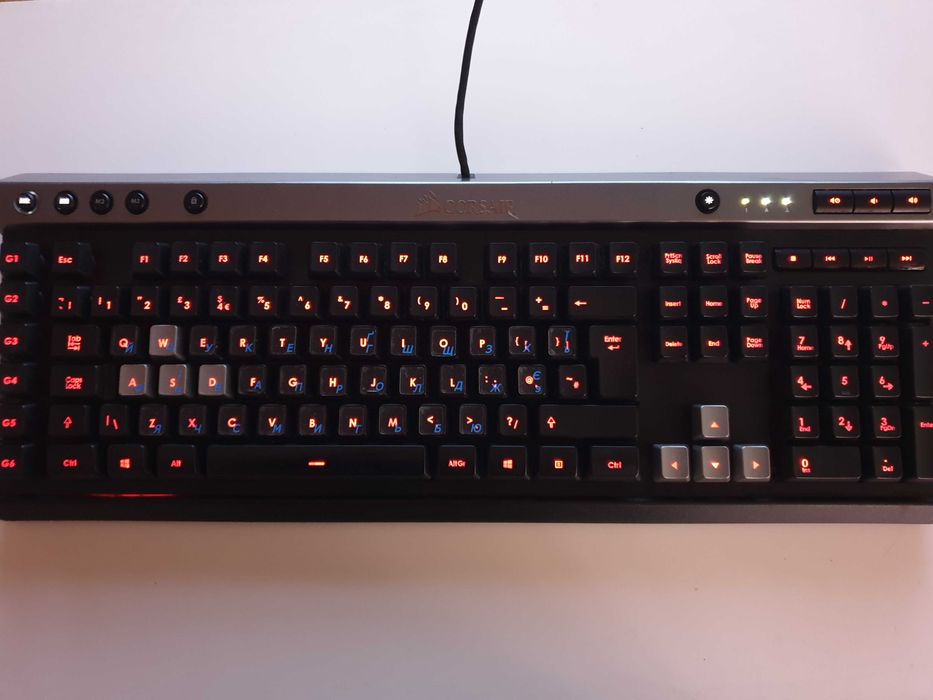 Клавіатура Corsair Raptor K40 USB Мембранна