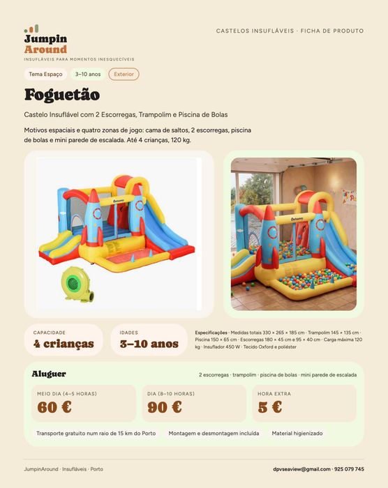 JumpinAround - insuflaveis para momentos inesquecíveis