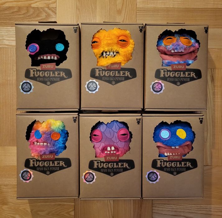 Zestaw 6 Maskotek Potworów Fuggler Zuru Chaos Crew Edition