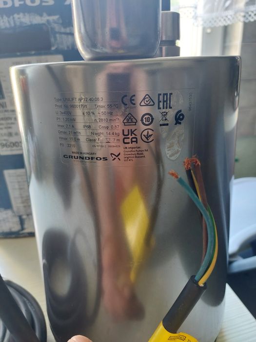 NOWA Pompa Grundfos UNILIFT AP12.40.08.3 | 3x400V Siła | Okazja!