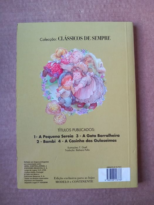 A Casinha das Guloseimas  - Coleção Clássicos de Sempre - PORTES INCLUÍDOS