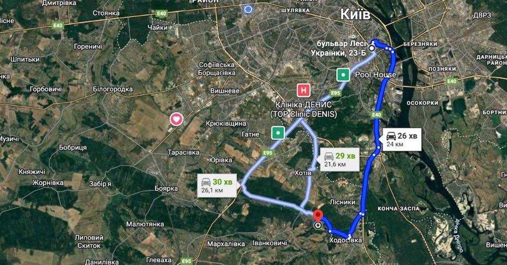 1,5 га у Ходосівці | потенціал поділу на 20+ ділянок | 15 хв до Києва