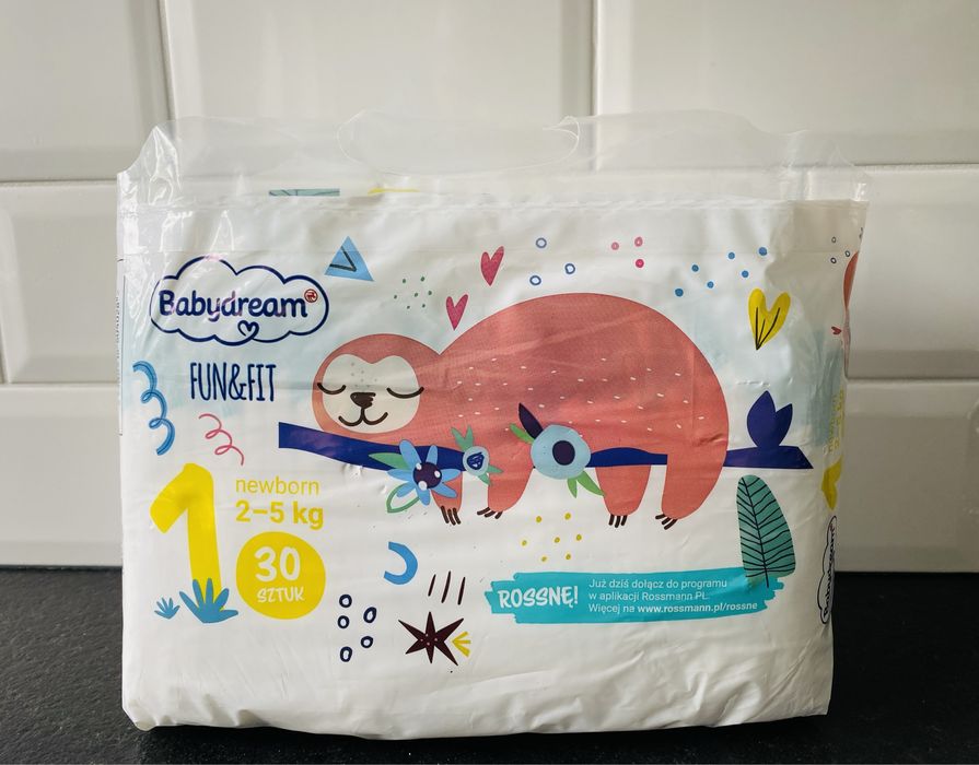 Pieluszki jednorazowe BABYDREAM Fun&Fit 1 , 2-5kg