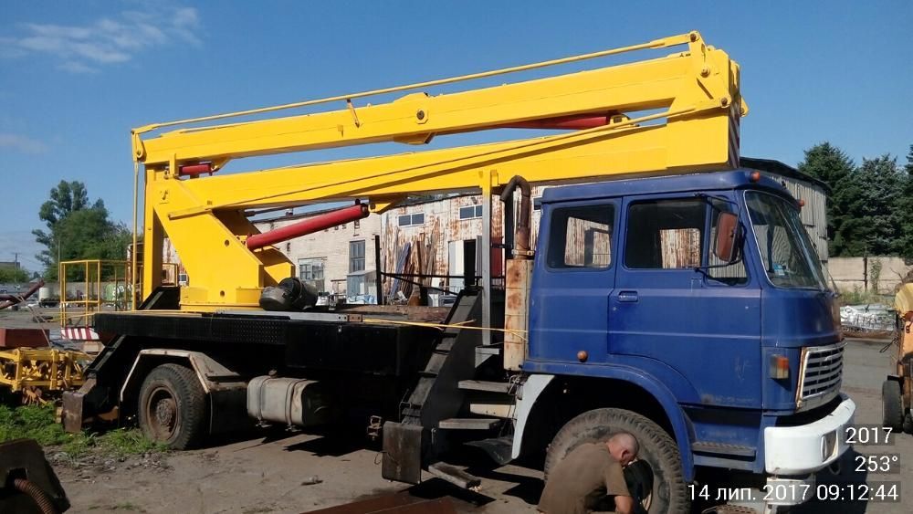 Продам автовишку SKODA (установку) с висотою підйому до 22 метрів