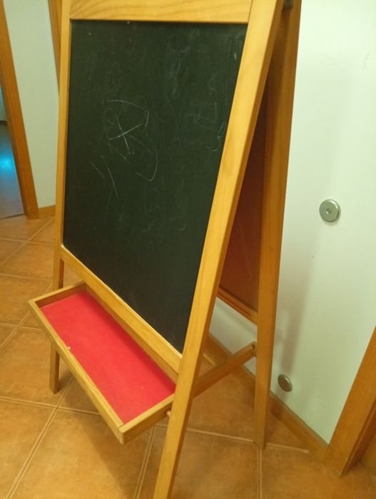 Cavalete/quadro madeira criança ikea