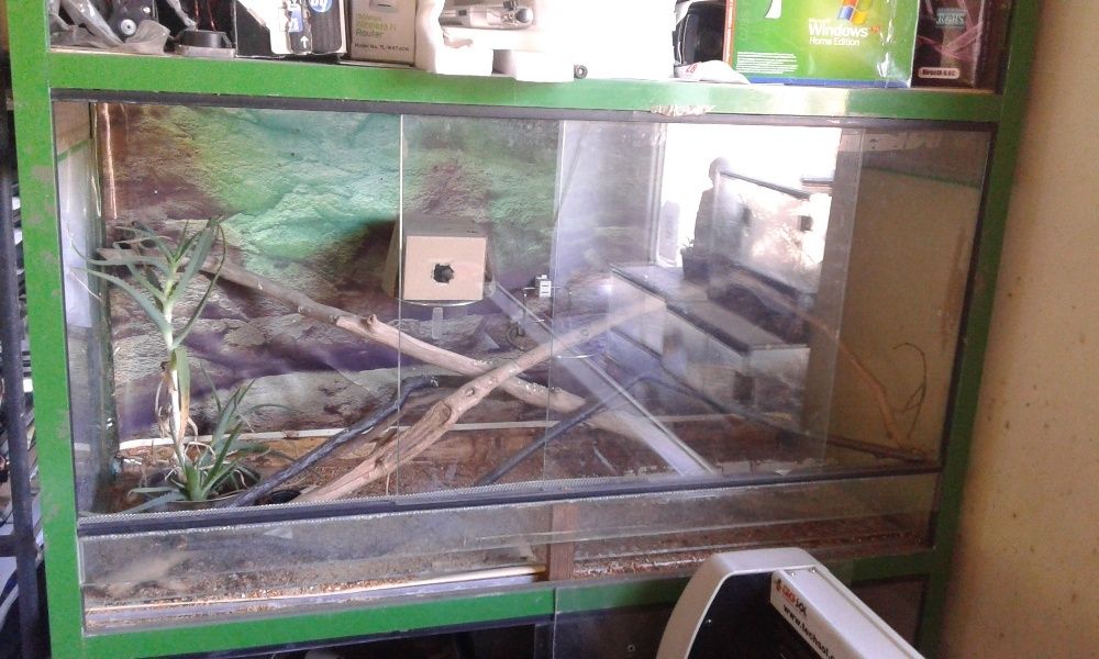 Regał 3 x terrarium 105x57x40cm 220cm wys OKAZJA