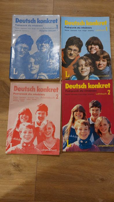 Deutsch konkret cz 1 i 2 podręcznik ćwiczenia dla młodzieży